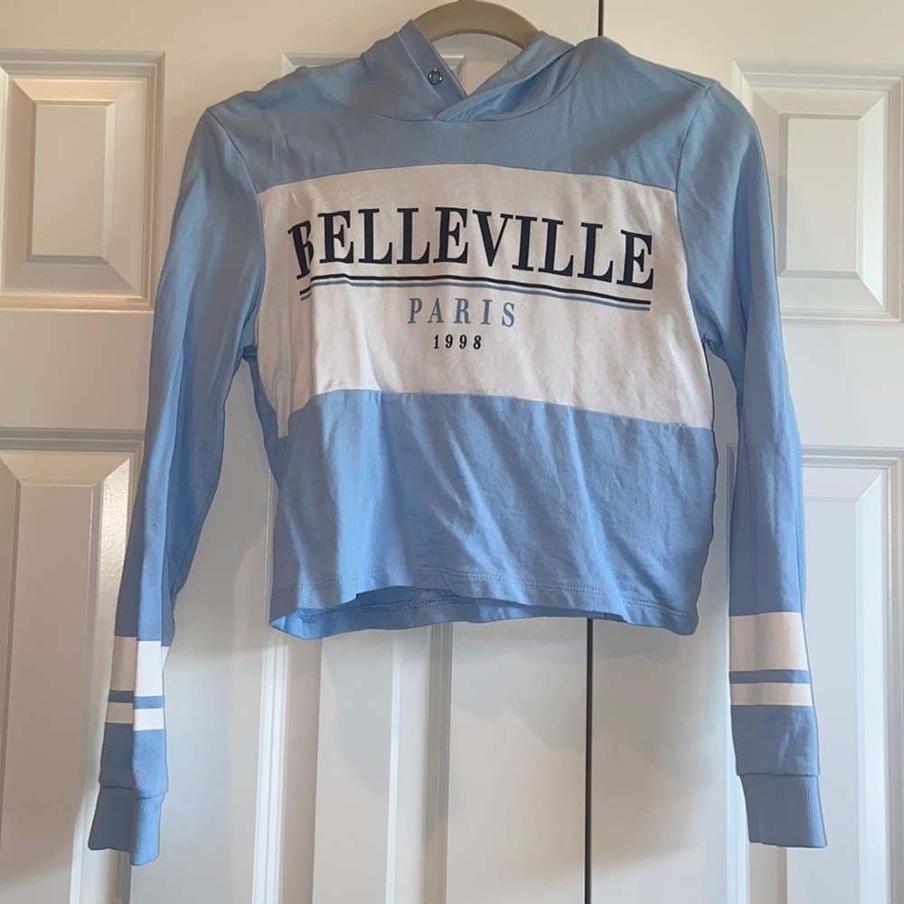 Girl’s Hooded Crop Top